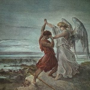 Gustave Doré's "Jacob Wrestling with the Angel" – Health and Fitness History